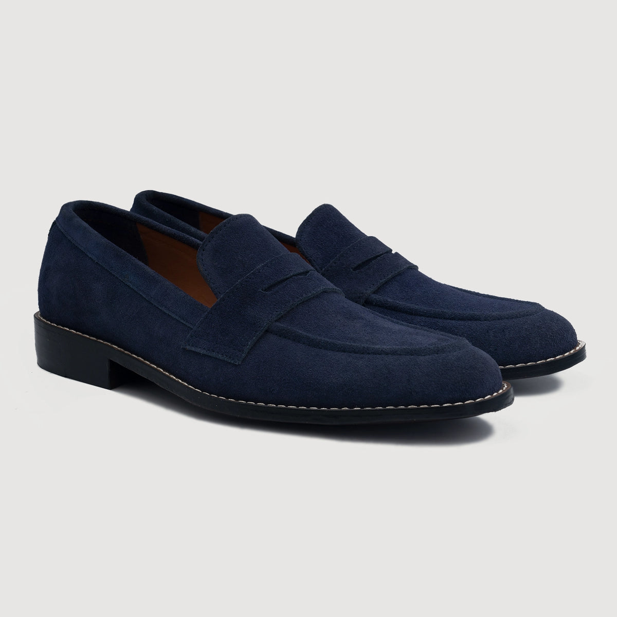 Men’s Size 8 UIN Beacon for You Slip-On Shoes Blue Flats Loafers Amazon.com | FERUCCI Men Blue Crystal GZ Rhinestone Slippers  main image 2