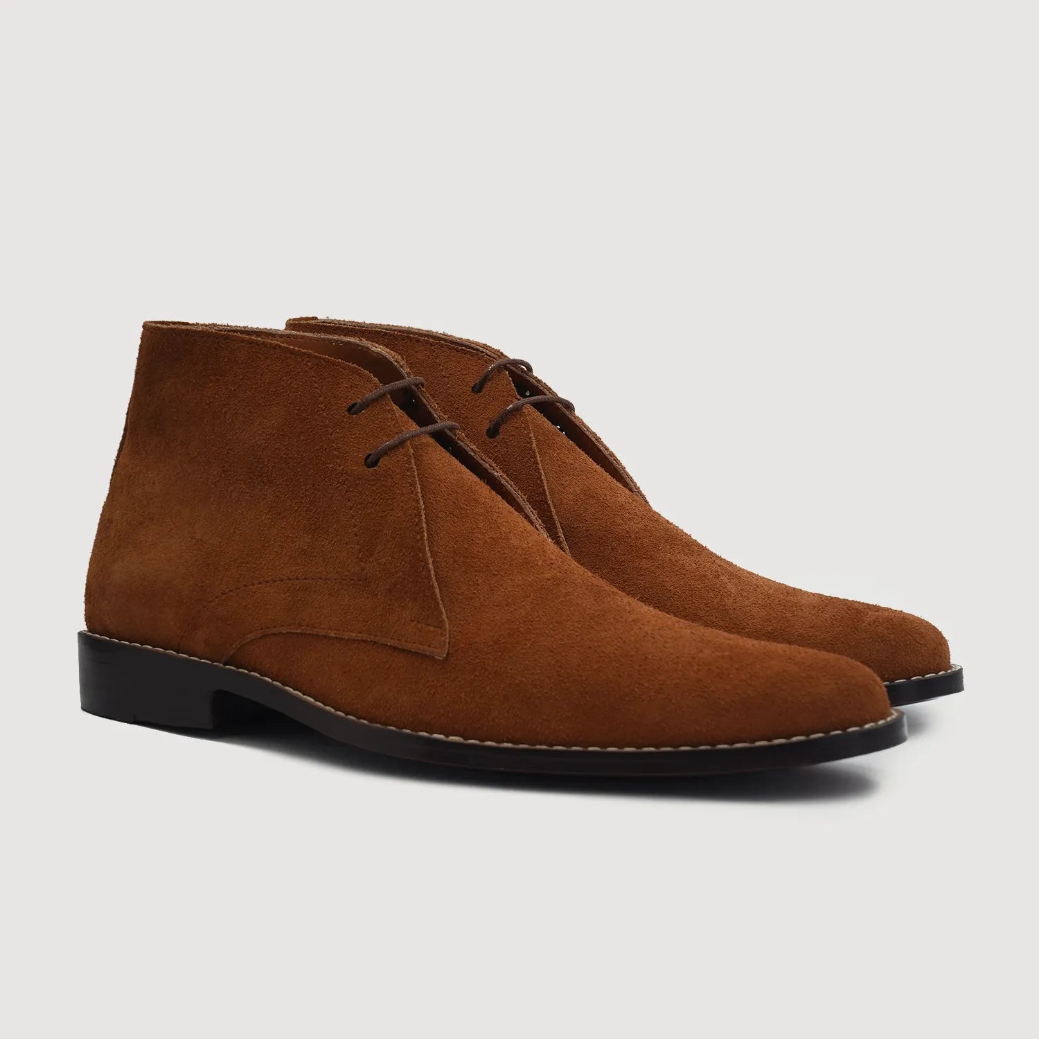 Corry Chukka Brown Suede Leather Boots 11