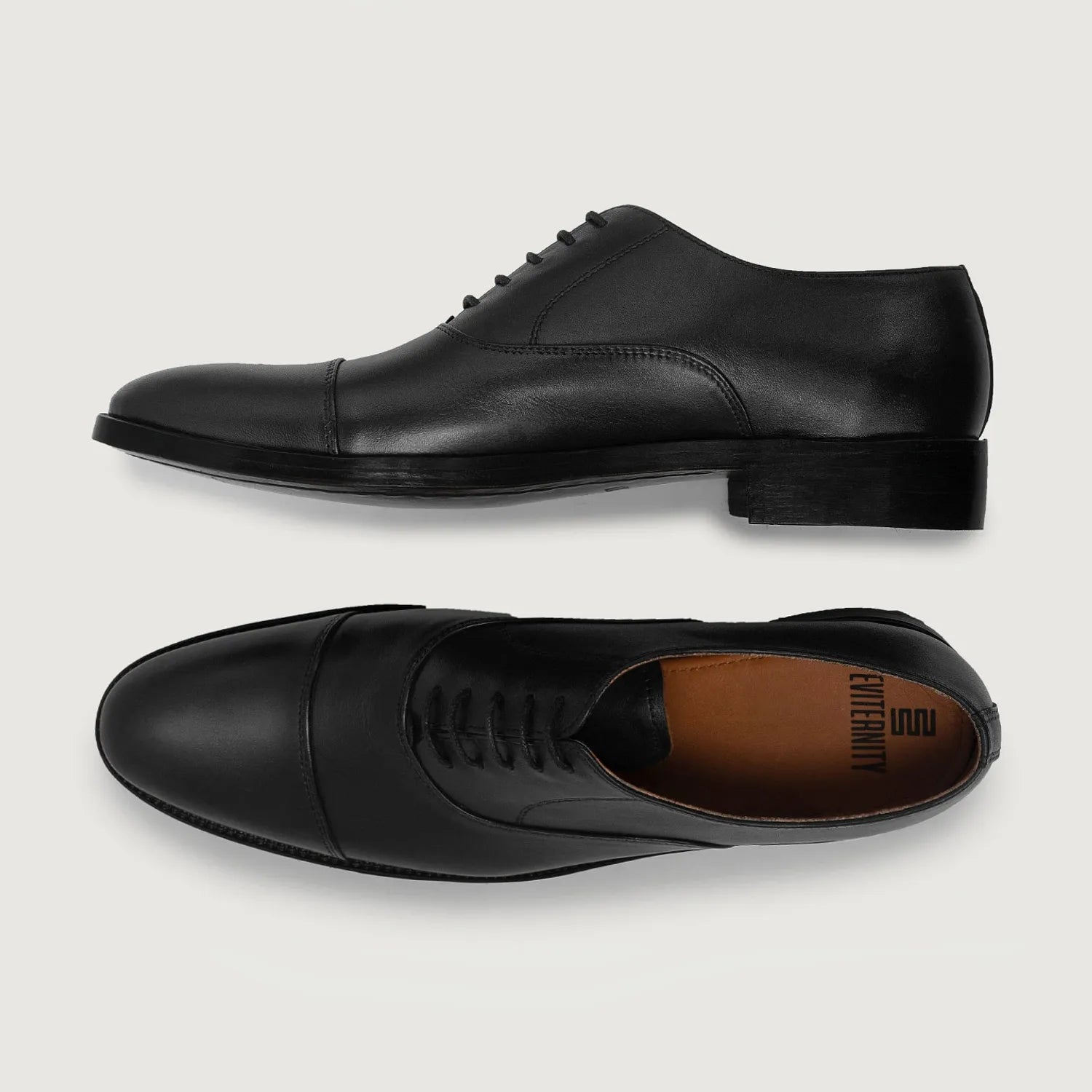 Professor Oxford Black Leather Shoes lifestyle 2